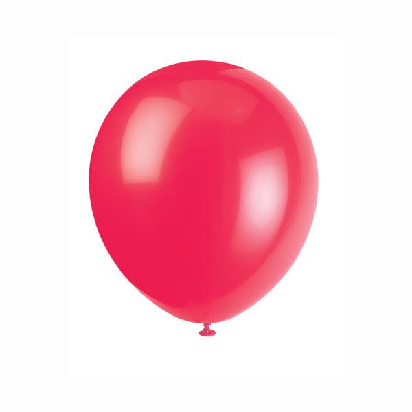 72  12"" Balloons - Ruby Red, reg $6.99