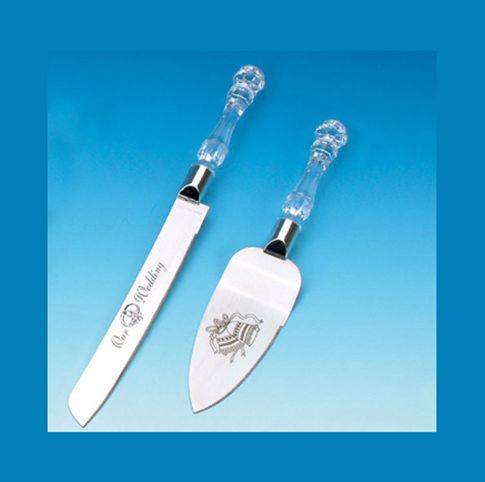 CAKE KNIFE SET “OUR WEDDING”