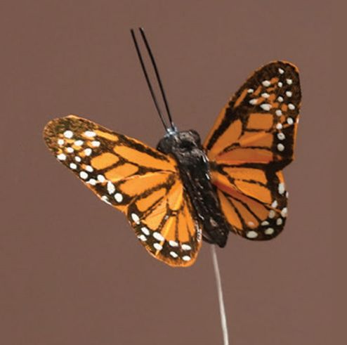 4’’ MONARCH BUTTERFLIES, 1 DZ
