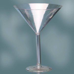 12’’ PLASTIC MARTINI GLASS
