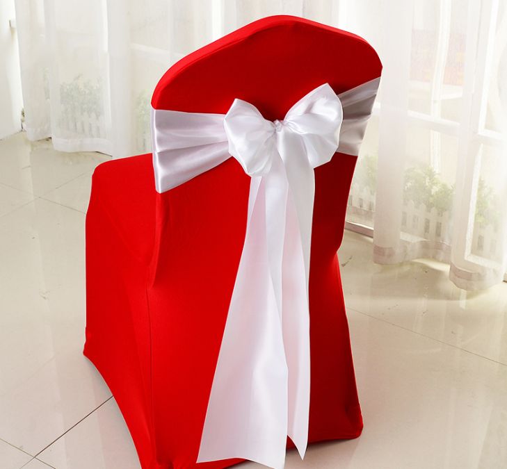 6"" X 108"" SATIN CHAIR BOW, 6 PCS/PACK