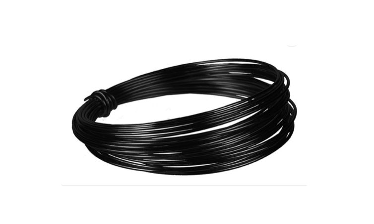 12GA (2MM) X 39' ALUMINUM WIRE BLACK