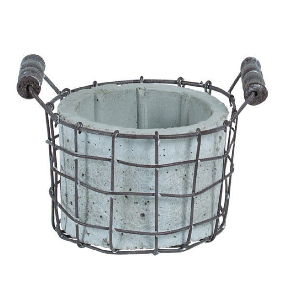 40% off was $7 now $4.19. ROUND MTL W/CMT INSERT 6.5X4.7’’