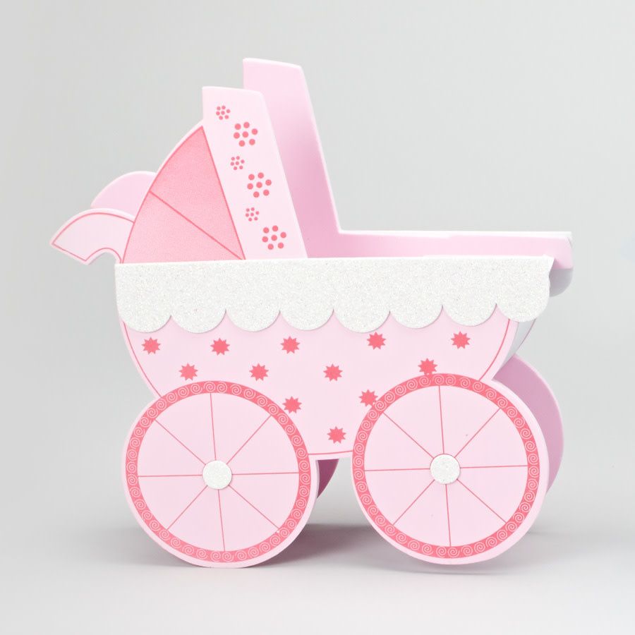 13" x 5" x 12" Eva Stroller Large, Pink