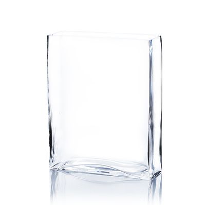 H- 6”   Top- 6” x 2” Rectangle Vase box can be marked G266