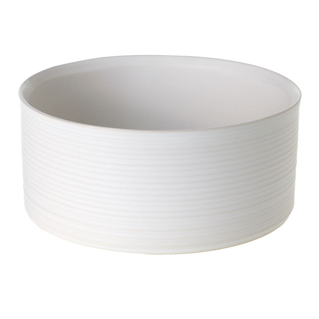 3.5”H X 7.75”D MATTE WHITE Decatur Bowl (AD)