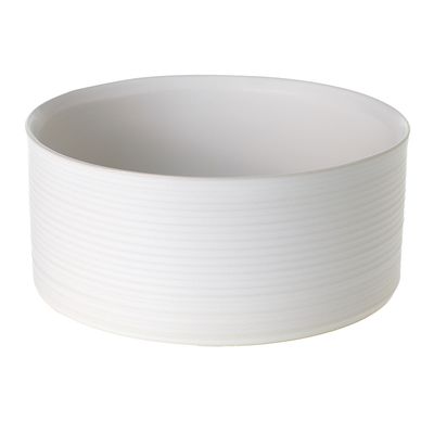 3.5”H X 7.75”D MATTE WHITE Decatur Bowl (AD)