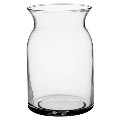 8" X 5" Milk Jug Vase - Crystal  Box can be marked 4048