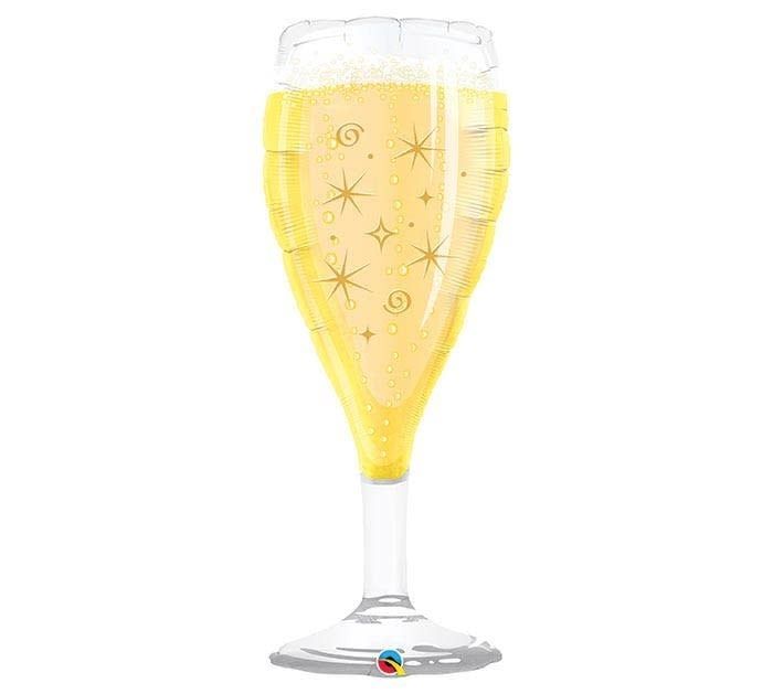 39’’ BUBBLY WINE SHAPE BALLOON