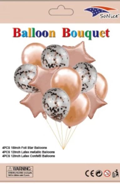 ROSE GOLD BALLOON BOUQUET