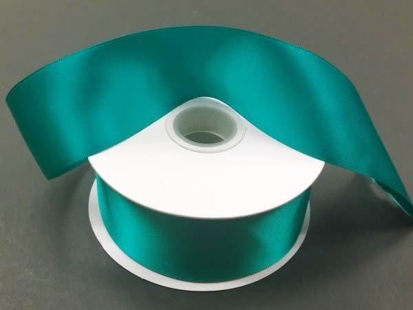 DOUBLE FACE SATIN TEAL #9, 25 YDS