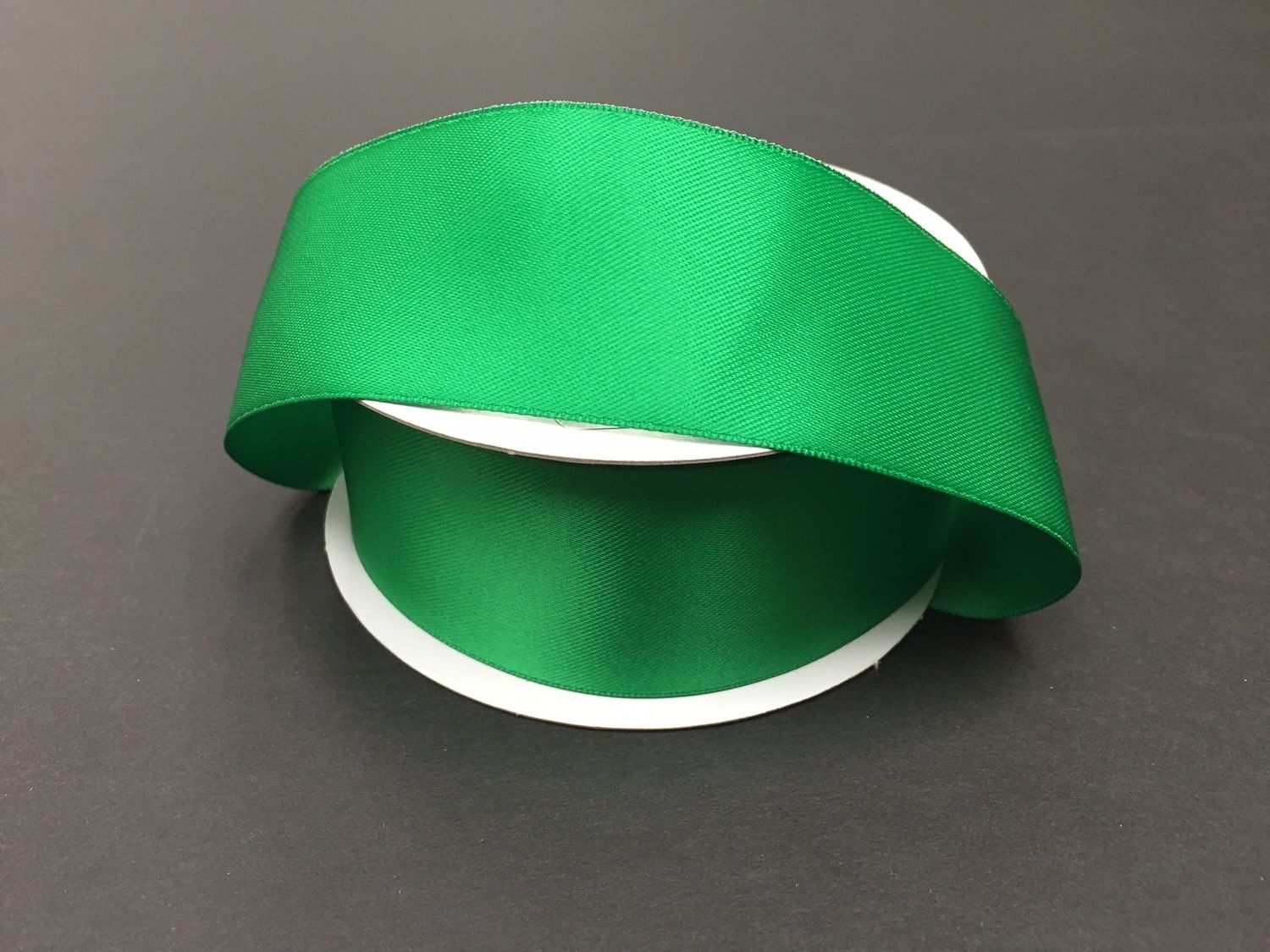 SILKY DOUBLE FACE SATIN EMERALD, #9, 25 YD