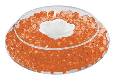 Deco Beads - 8oz Jar, Orange