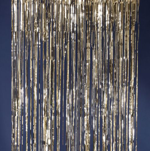 40’’X 10’CHAMPAGNE FOIL BACKDROP, 1 PC