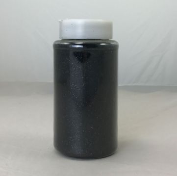 BLACK GLITTER BY JAR, 1 POUND/JAR