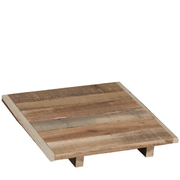 40% off was $10 now $6. FLAT SQ RECLAIMED WOOD 12 X 12 X 1.5’’(12)
