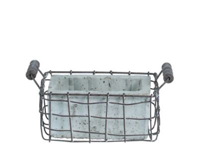 60% off was $10 now $4. 6.75’’ X 4.2 SQ MTL W/CMT INSERT