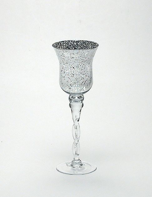 40% off was $13 now $7.79. 5" Opening X 14” H SILVER Candleholder / Glass Vase,  Footed,