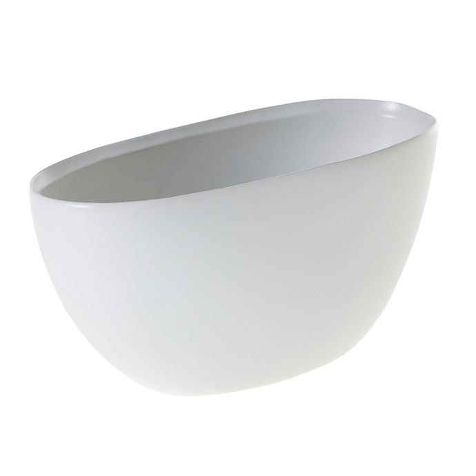 11.25"x 4.75"x 5.25” WHITE METTA BOAT (AD)