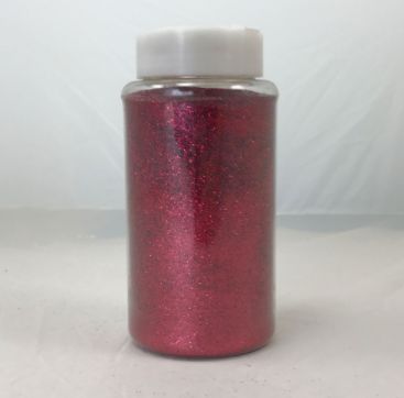 RED GLITTER BY JAR, 1 POUND/JAR