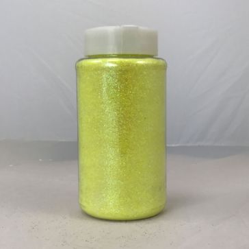 YELLOW GLITTER BY JAR, 1 POUND/JAR