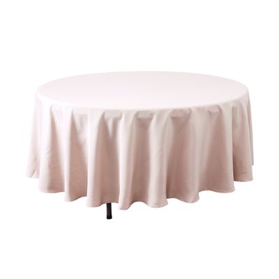 108’’ BLUSH ROUND TABLE COVER, reg 19.99