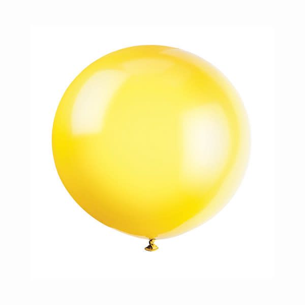 6pcs 36’’ PREMIUM LEMONYELLOW LATEX BALLOONS reg $19.99