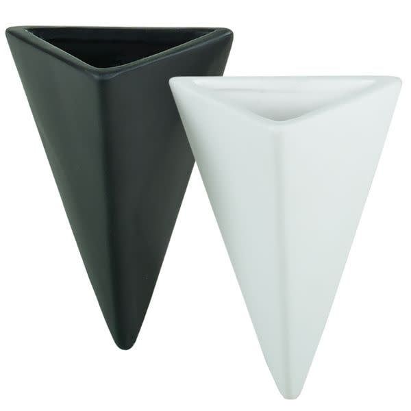 50% OFF WAS $6 NOW $2.99. 5.5"h x 3.75"open TRIANGLE WALL POTTERY (PRICE PER EACH, BOX HAS ASSORTMENT)