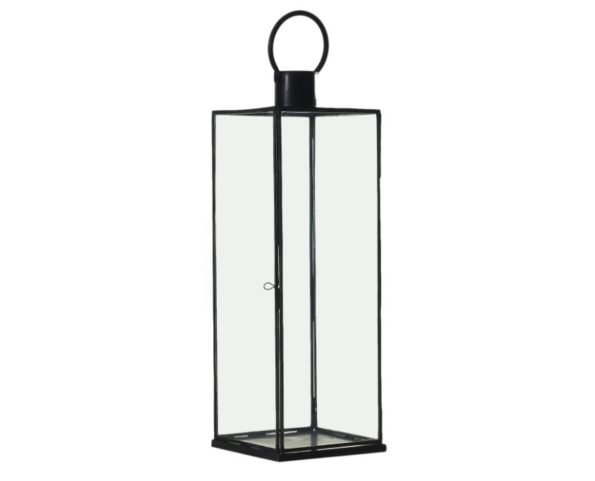 24”H X 8” X 8” BENTWOOD LANTERN