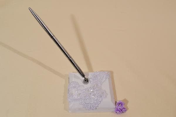 IVORY LACE PEN SET, reg $19.99