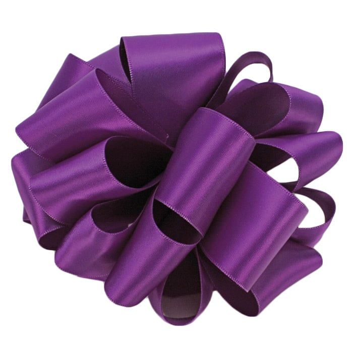 #9, 50 YDS DOUBLE FACE RIBBON, “PURPLE”
