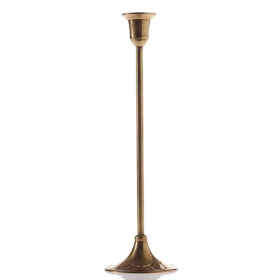3.25'' x 11’’H GOLD ANTIQUE CANDLE STICK