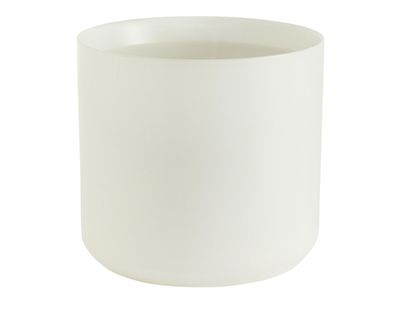 11.75H X 12" WHITE KENDALL POT (AD)