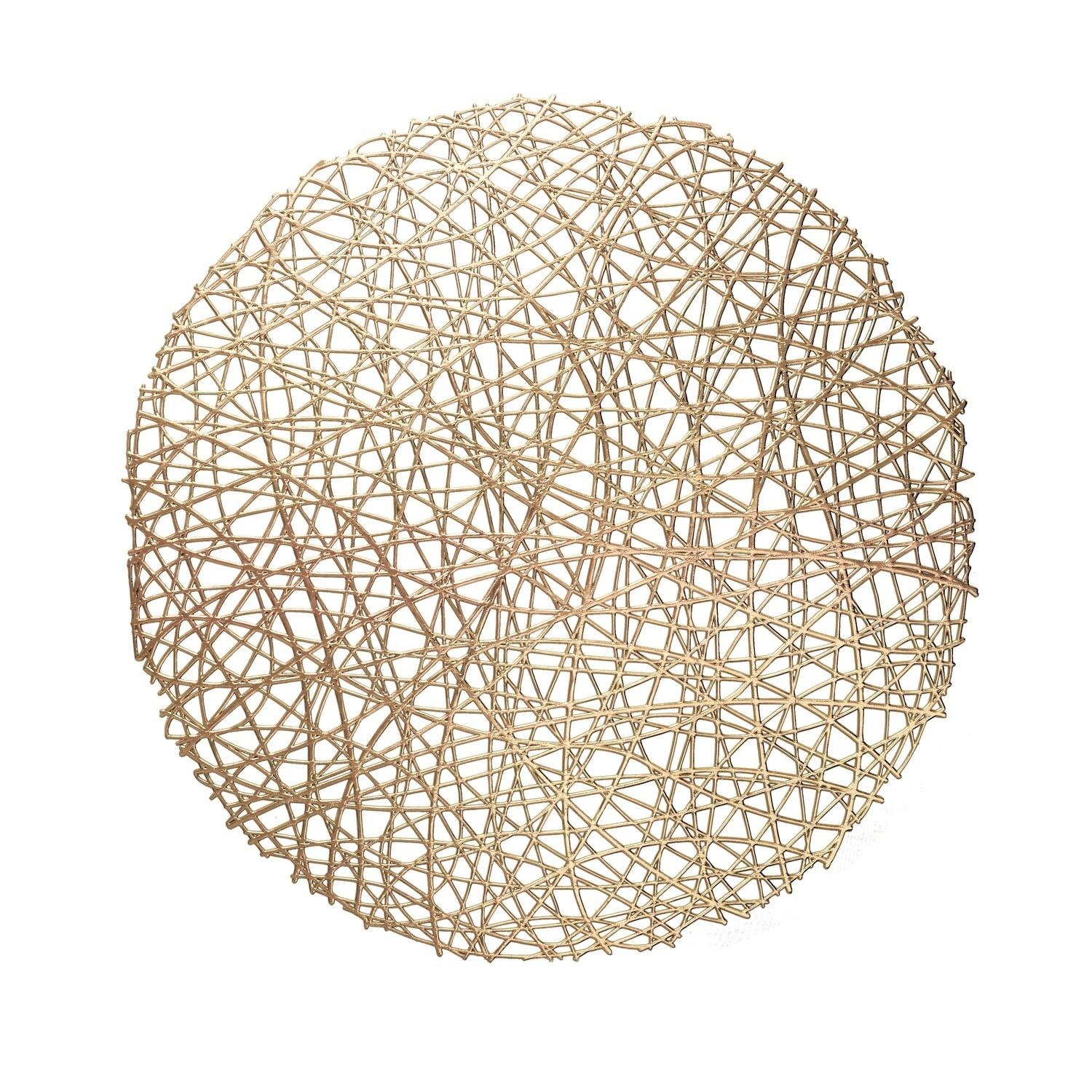 GOLD ROUND PLACEMAT "SUMMER',