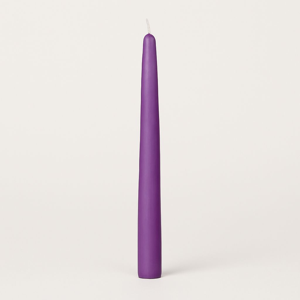 Taper Candles (Cello Wrapped) 12 INCH  LAVENDER