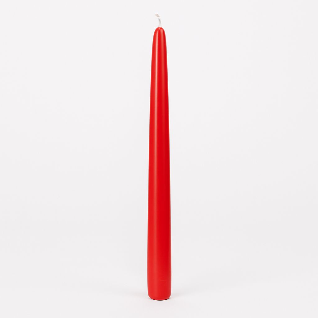 Taper Candles (Cello Wrapped) 12 INCH  RED