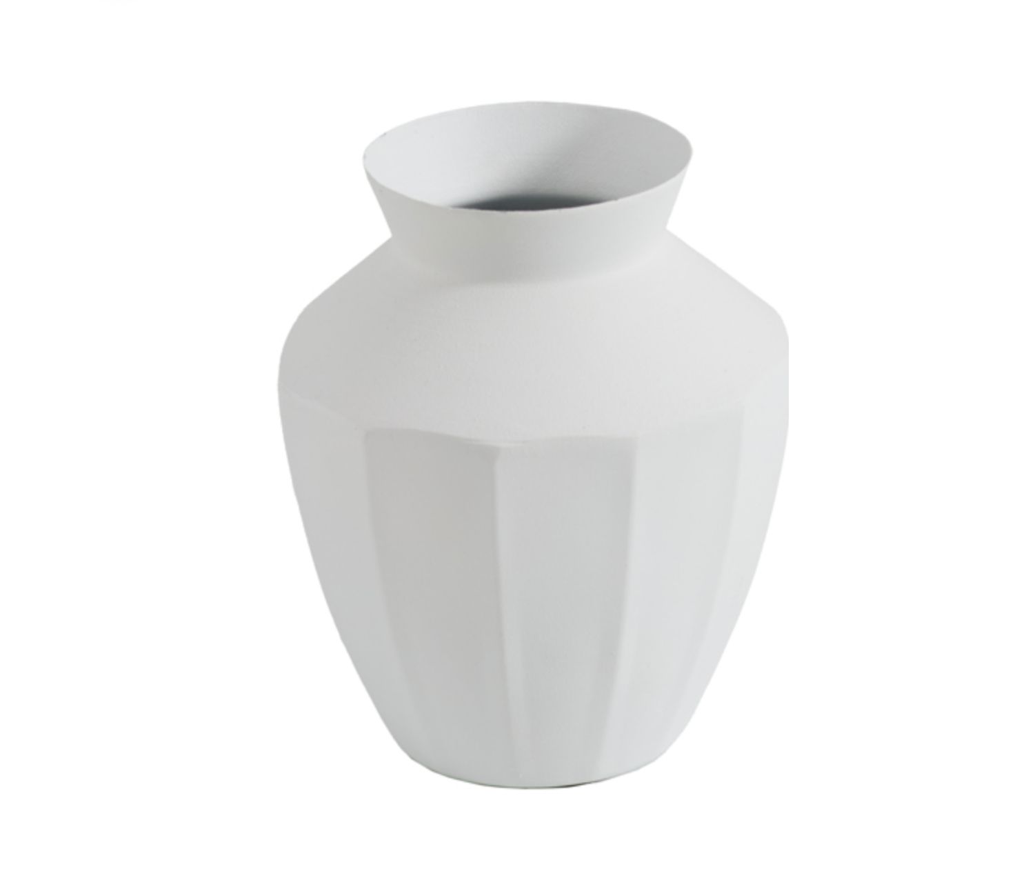 50% off was $10 now $5. 6”H X 5” TAN METAL DULCET VASE