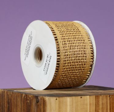 4.25'' X 10 YDS BURLAP MESH RIBBON