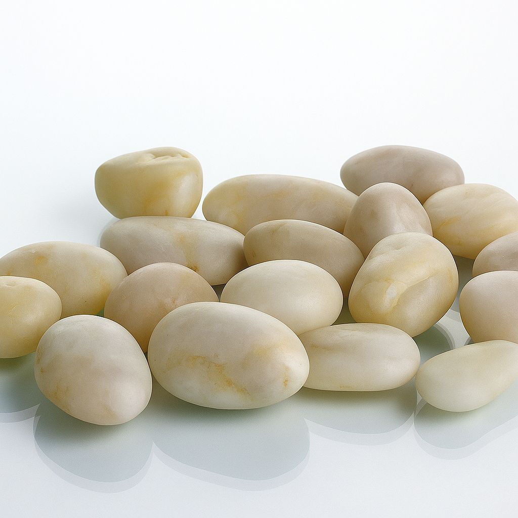 2-3" WHITE River Rocks (10lbs/bag)