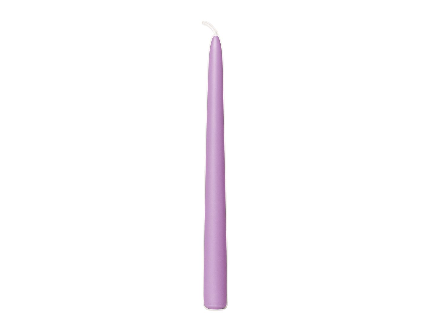 Taper Candles (Cello Wrapped) 12 INCH  PALE LAVENDER
