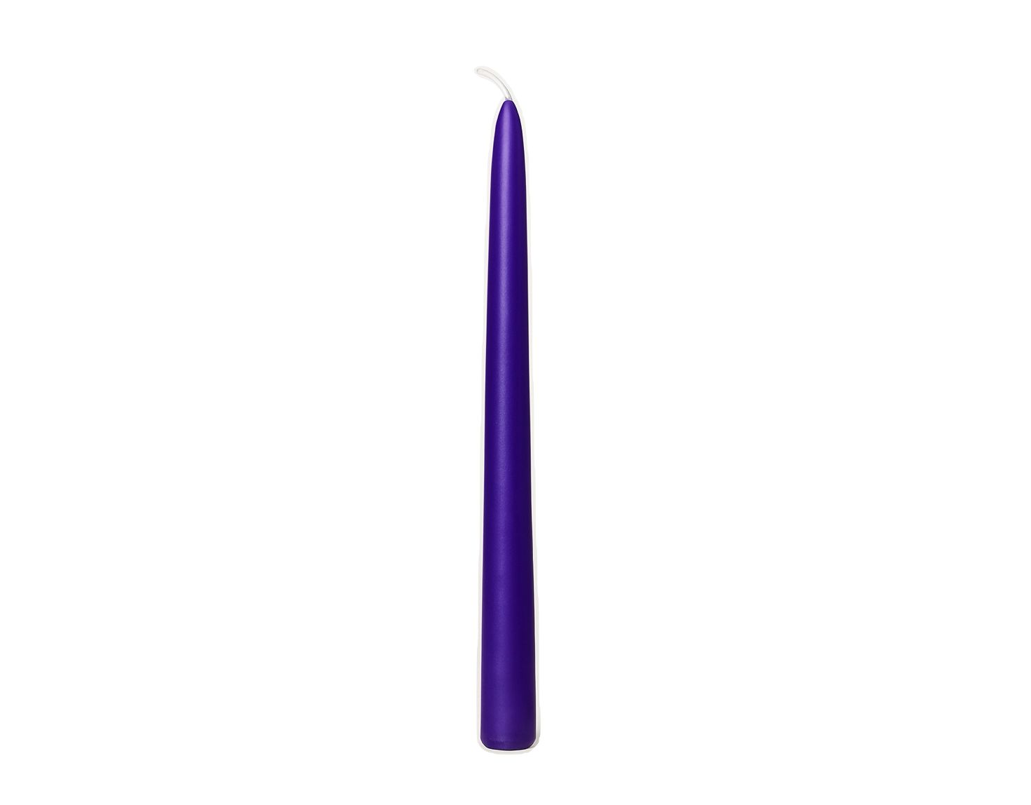 Taper Candles (Cello Wrapped) 12 INCH  PURPLE