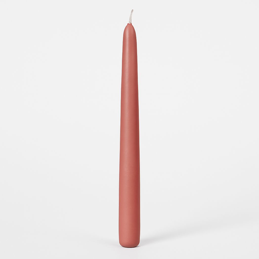 Taper Candles (Cello Wrapped) 12 INCH  ROSEWOOD