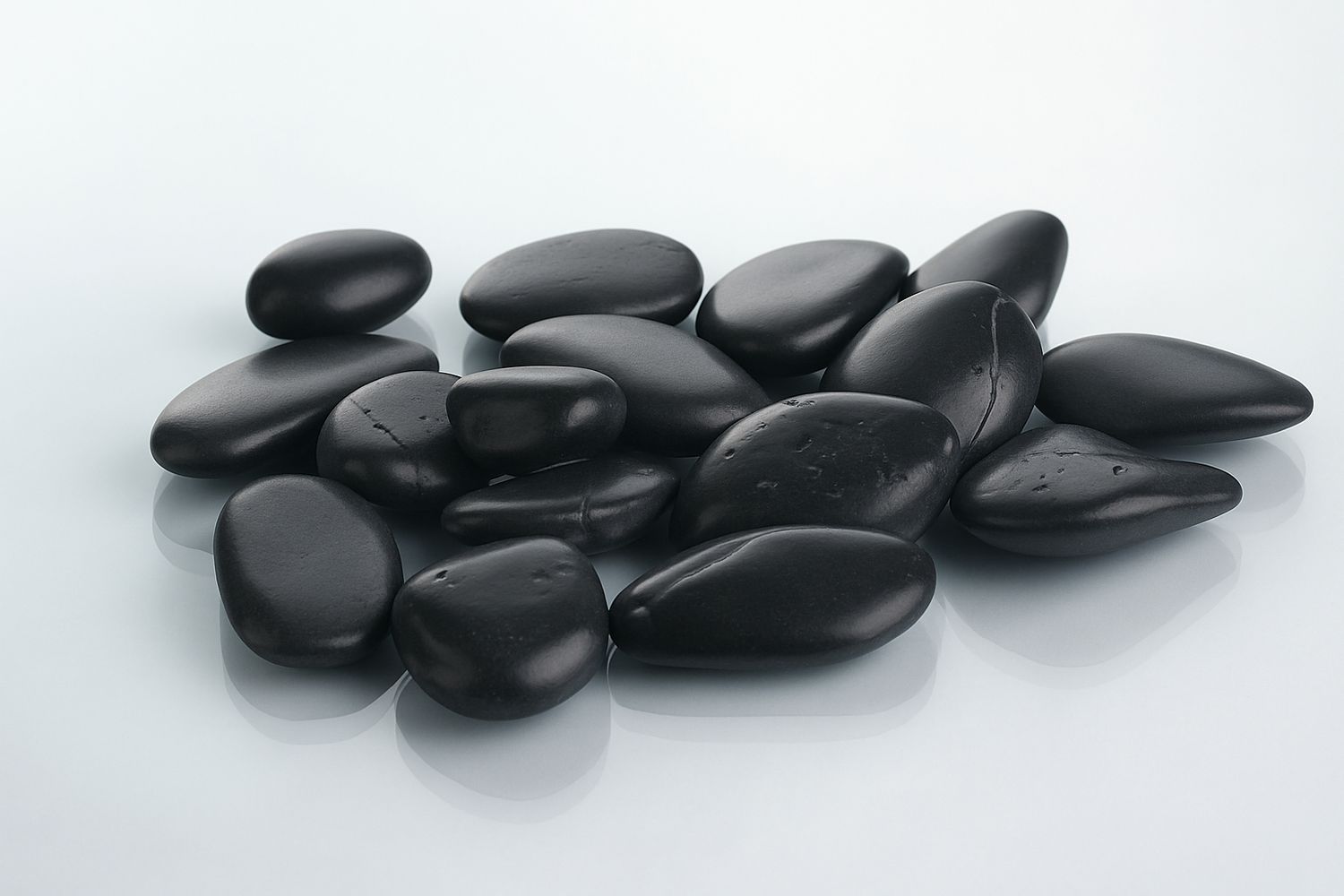 BLACK River Rocks (10lbs/bag)