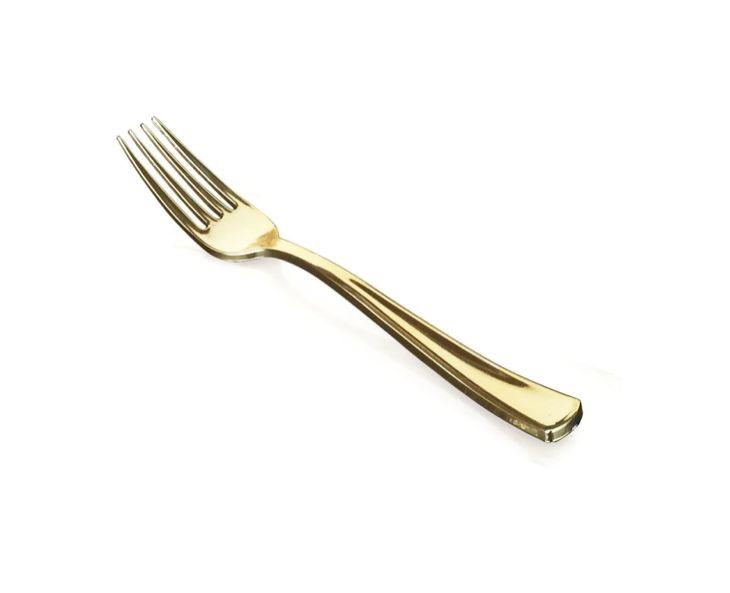 GOLD FORK- 10 PCS