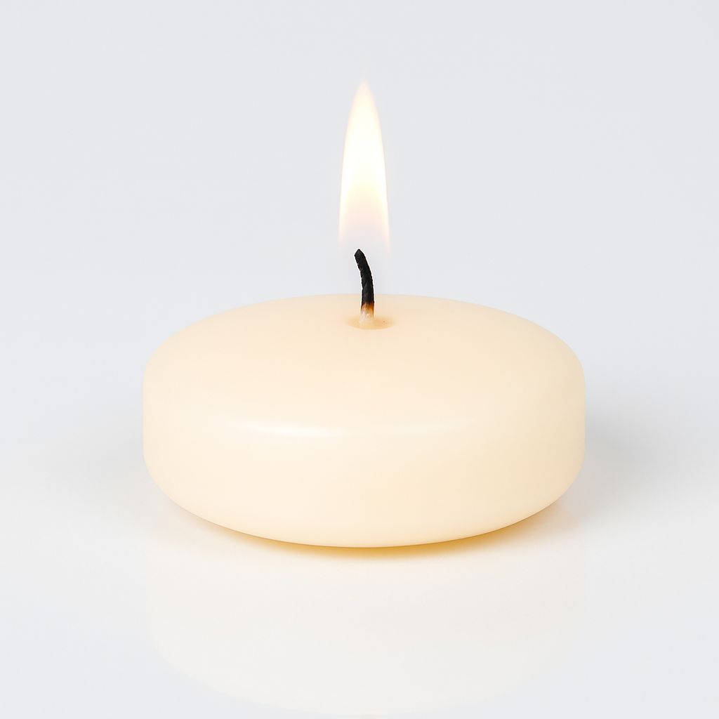 3" Ivory Floating Candle