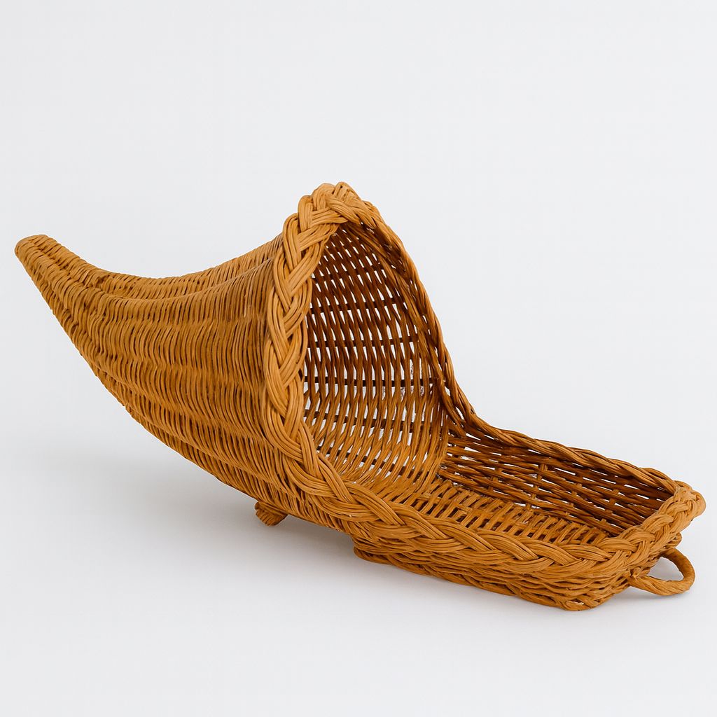 14"l x 5.5" CORNUCOPIA W/LIP AND LINER