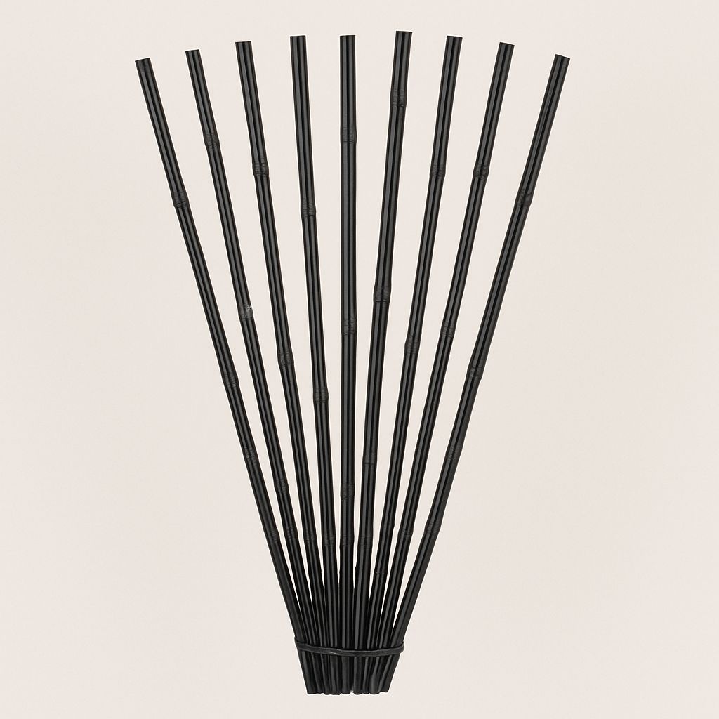 BAMBOO PENCIL 32" BLACK 10 PCS