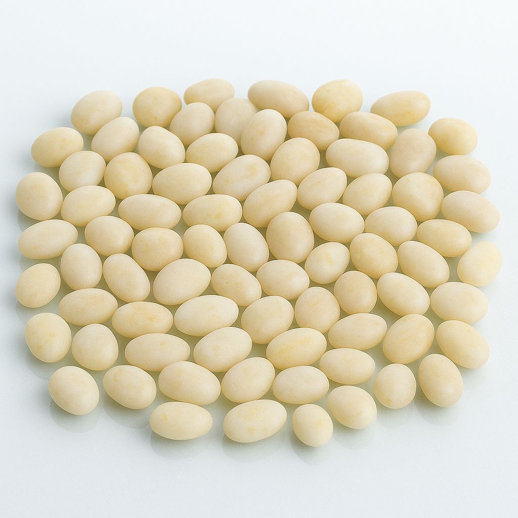 0.8-1CM, WHITE River Rocks PEBBLES 10 LBS/BAG