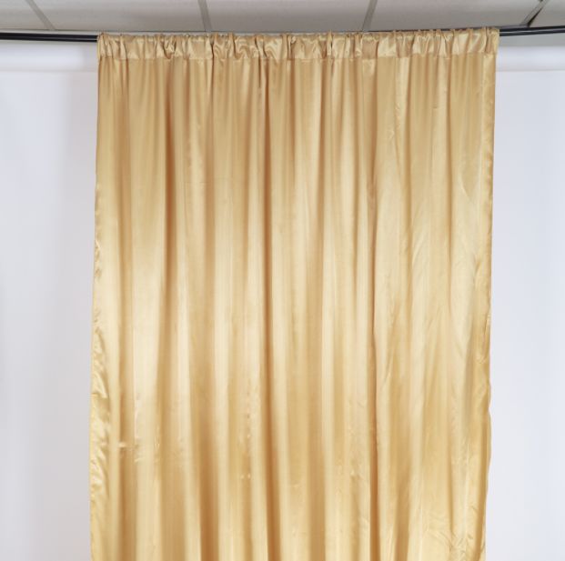 10 FT X 10 FT SATIN BACKDROP CURTAIN