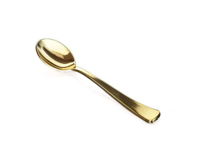 10 PC GOLD SPOON